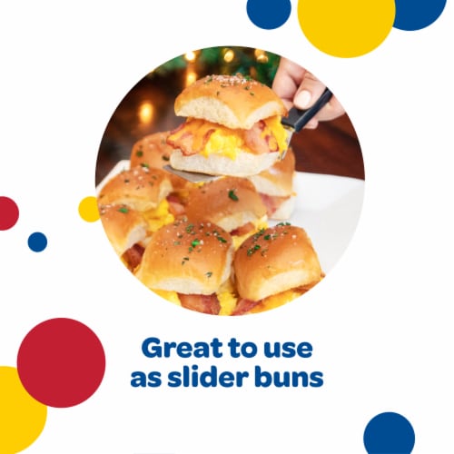 Wonder Bread Dinner Rolls, Soft White Bread Rolls, 12 Count Perspective: left