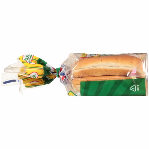 Nathan's® Famous Restaurant Style Hot Dog Buns Perspective: left