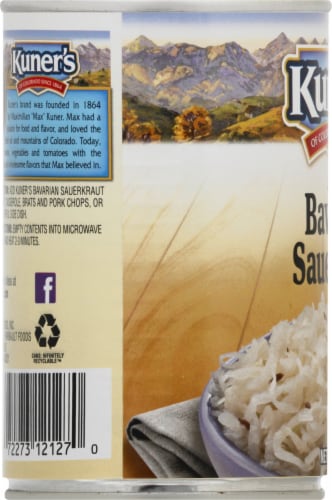 Kuner's Mild Bavarian Sauerkraut Perspective: left