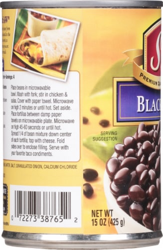 S&W® Premium Black Beans Perspective: left
