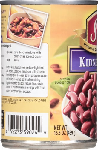 S&W Premium Kidney Beans Perspective: left