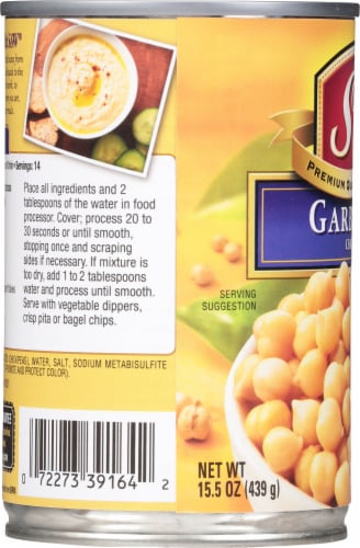 S&W® Premium Garbanzo Beans Perspective: left