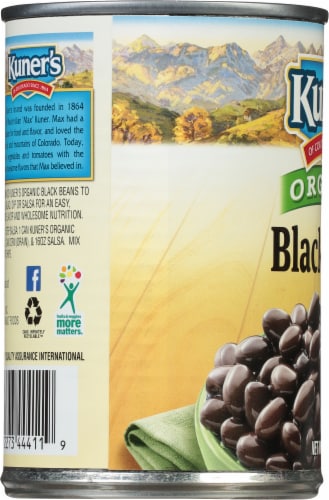 Kuner's Organic Black Beans Perspective: left