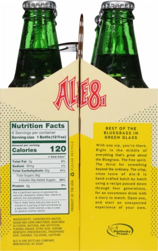 Ale-8-One® Original Soda Bottles Perspective: left