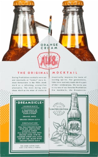 Ale-8-One® Orange Cream Soda Perspective: left