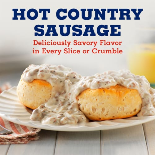 Odom's Tennessee Pride Hot Sausage Breakfast Sausage Roll Perspective: left