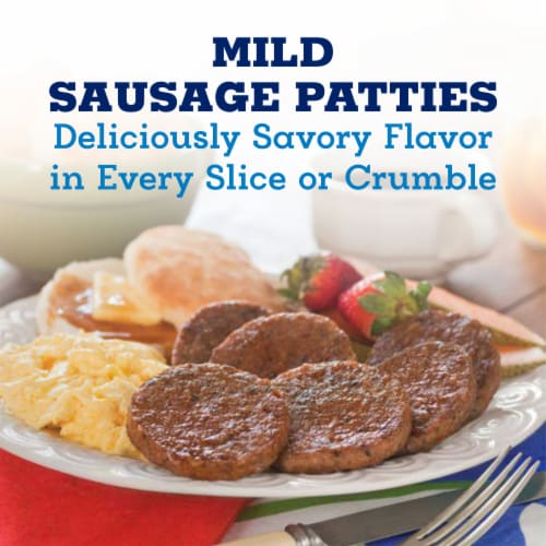Odom's Tennessee Pride Mild Sausage Patties Perspective: left