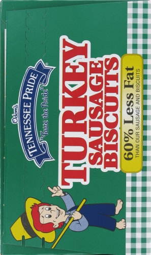 Tennessee Pride Turkey Sausage Biscuits Perspective: left