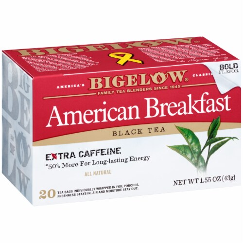 Bigelow American Breakfast Black Tea Bags Perspective: left