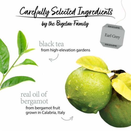 Bigelow® Earl Grey Black Tea Tea Bags Perspective: left
