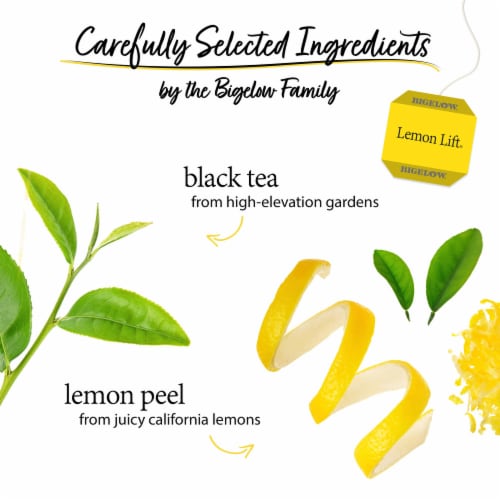 Bigelow® Lemon Lift Black Tea Bags Perspective: left