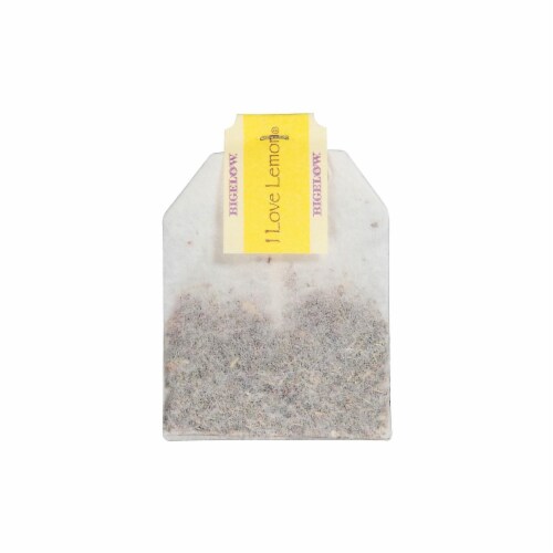 Bigelow I Love Lemon Herbal Tea, 0.06 Oz Tea Bag, 28/box RCB003991 Perspective: left