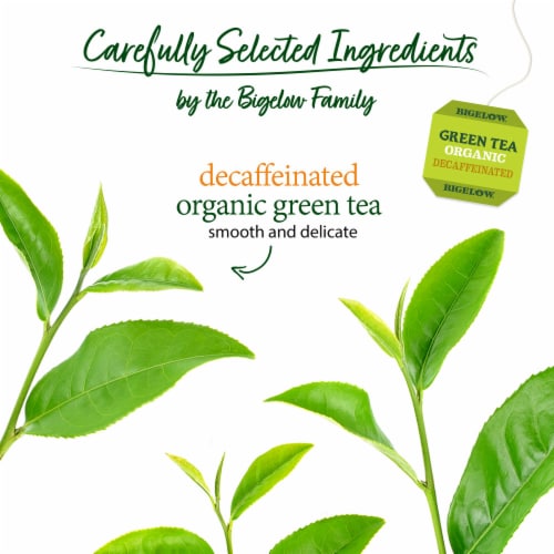 Bigelow® Organic Decaffeinated Green Tea Perspective: left