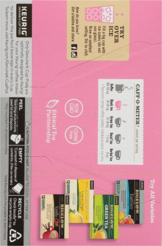 Bigelow English Breakfast Black Tea Pods Perspective: left