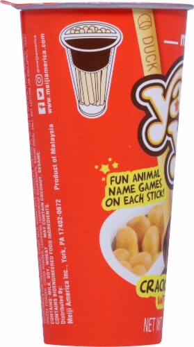 Meiji® Yan Yan Cracker Sticks with Chocolate Dip Perspective: left