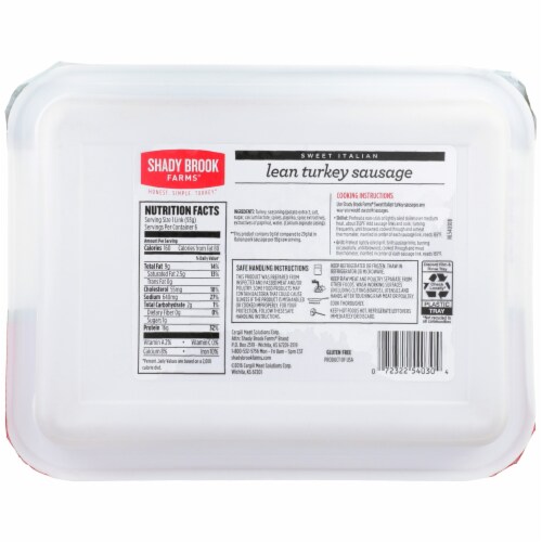 Shady Brook Farms® Sweet Italian Turkey Sausage Perspective: left