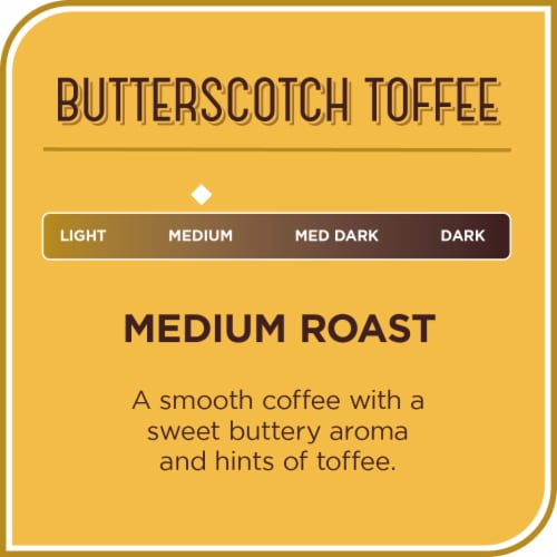 Don Francisco's® Butterscotch Toffee Medium Roast Ground Coffee Perspective: left