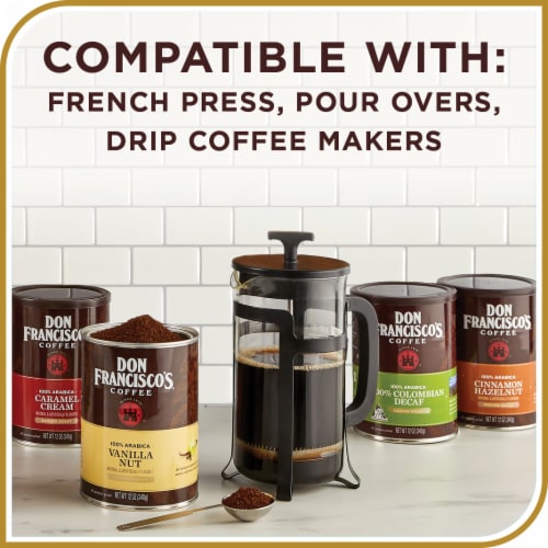 Don Francisco's® Decaf 100% Colombian Medium Roast Ground Coffee Perspective: left