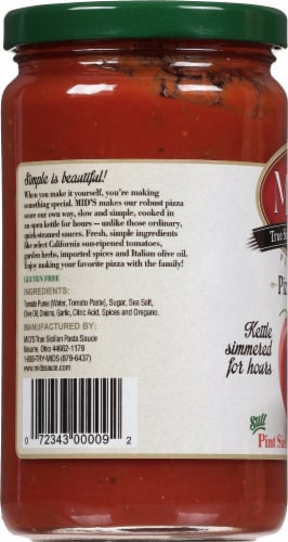 Mid's® Pizza Sauce Perspective: left