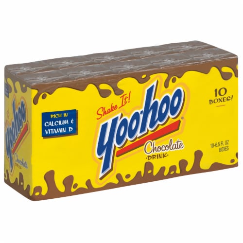 Yoo-hoo Chocolate Drink Boxes Perspective: left