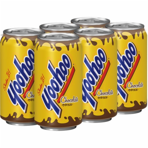 Yoo-hoo Chocolate Drink Can Perspective: left