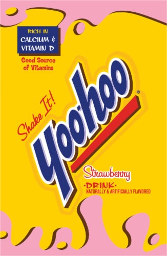 Yoo-hoo® Strawberry Drink Boxes Perspective: left