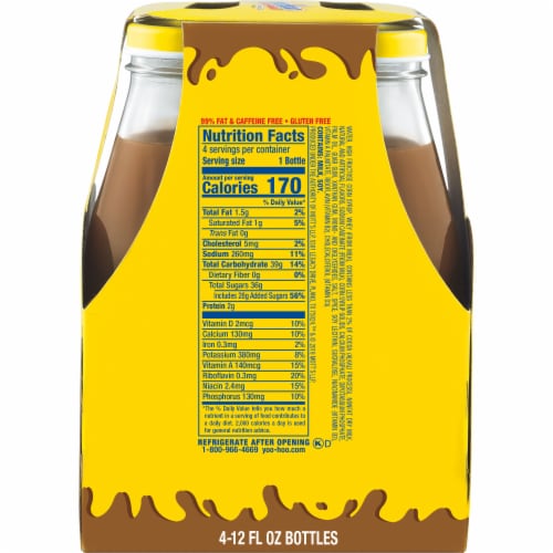 Yoo-hoo Chocolate Drink Perspective: left