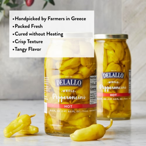 DeLallo Hot Pepperoncini Perspective: left