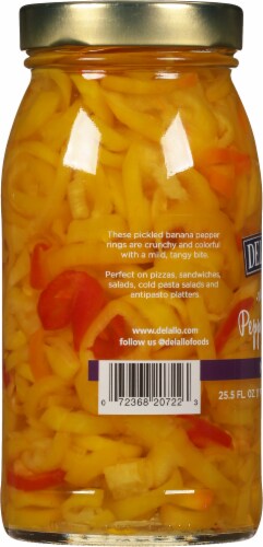 DeLallo Mild Banana Pepper Rings Perspective: left