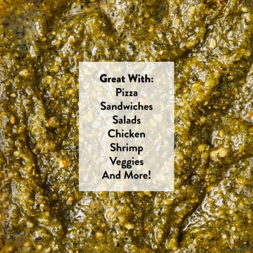 Delallo® Traditional Basil Simply Pesto Sauce Perspective: left