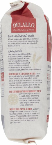 DeLallo® Organic Whole Wheat Penne Rigate Pasta Perspective: left