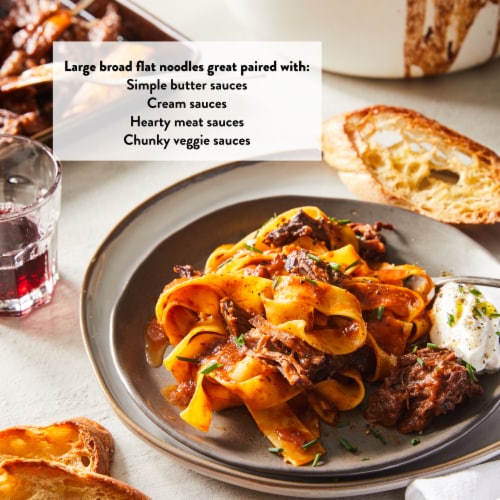 DeLallo® Pappardelle Egg Pasta Perspective: left