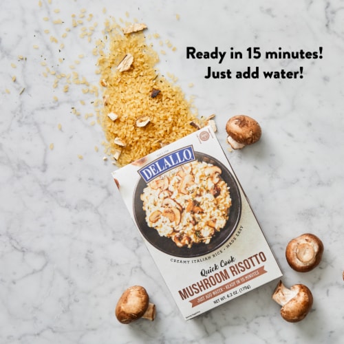 DeLallo® Mushroom Risotto Italian Rice Perspective: left