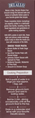 DeLallo® Gluten Free Potato & Rice Flour Gnocchi Perspective: left