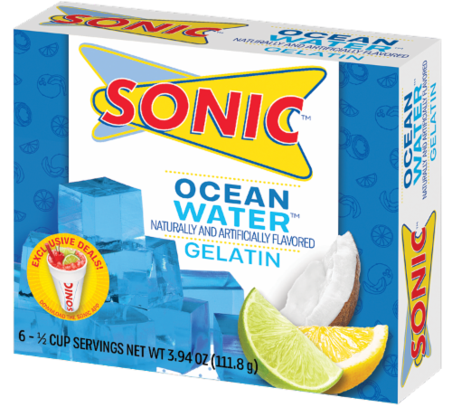 Sonic® Ocean Water Gelatin Perspective: left