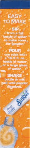 Sunkist® Soda Singles to Go Orange Drink Mix Perspective: left