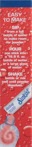 Sunkist® Soda Singles to Go Strawberry Drink Mix Perspective: left