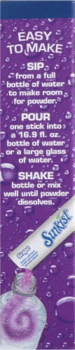 Sunkist® Soda Singles to Go Grape Drink Mix Perspective: left