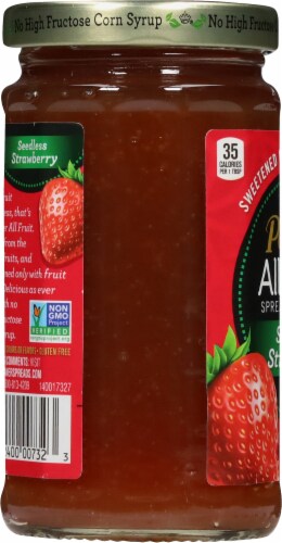 Polaner® All Fruit Seedless Strawberry Spreadable Fruit Perspective: left