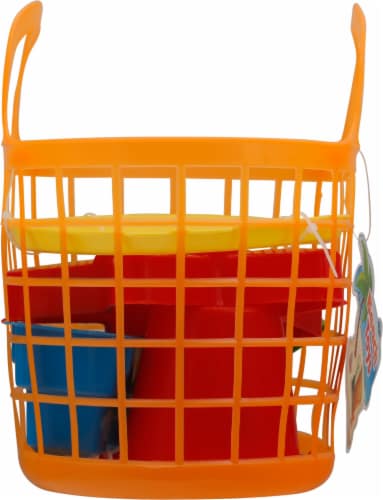 Amloid Beach Toys Basket Perspective: left