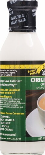 Walden Farms Original Cream Calorie Free Coffee Creamer Perspective: left