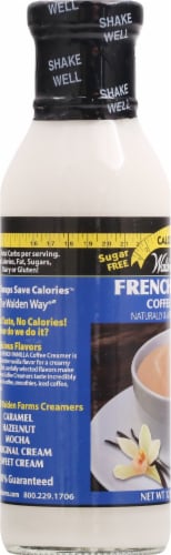 Walden Farms French Vanilla Calorie Free Coffee Creamer Perspective: left