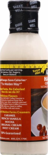 Walden Farms Hazelnut Calorie Free Coffee Creamer Perspective: left