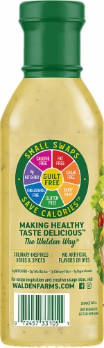 Walden Farms Honey Dijon Salad Dressing Perspective: left