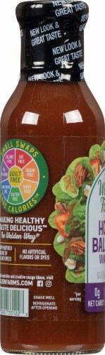 Walden Farms® Calorie Free Honey Balsamic Vinaigrette salad dressing Perspective: left