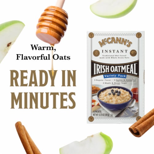 McCann's Instant Irish Oatmeal Variety Pack Perspective: left