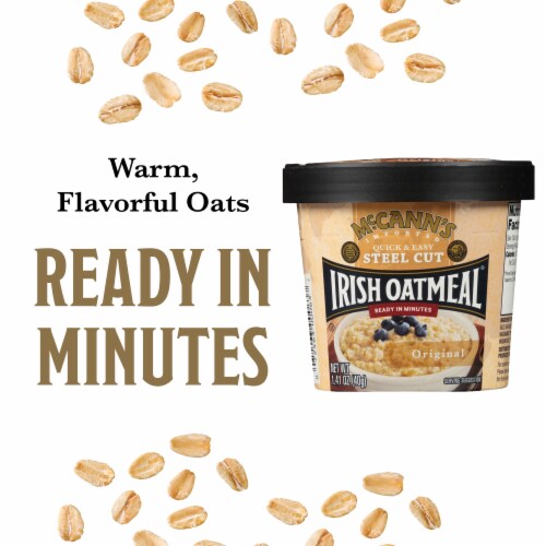 McCann's Quick & Easy Kosher Steel Cut Irish Oatmeal Perspective: left