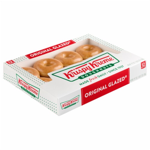 Krispy Kreme® Original Glazed® Doughnuts Perspective: left