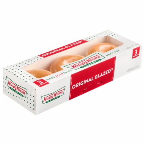 Krispy Kreme® Original Glazed® Doughnuts Perspective: left