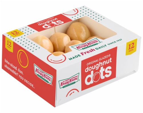 Krispy Kreme® Original Glazed® Doughnut Dots Perspective: left